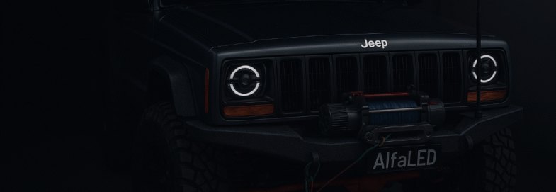 Reflektory LED Jeep